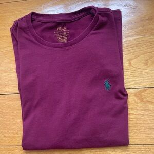 Polo by Ralph Lauren Men's Maroon Tee